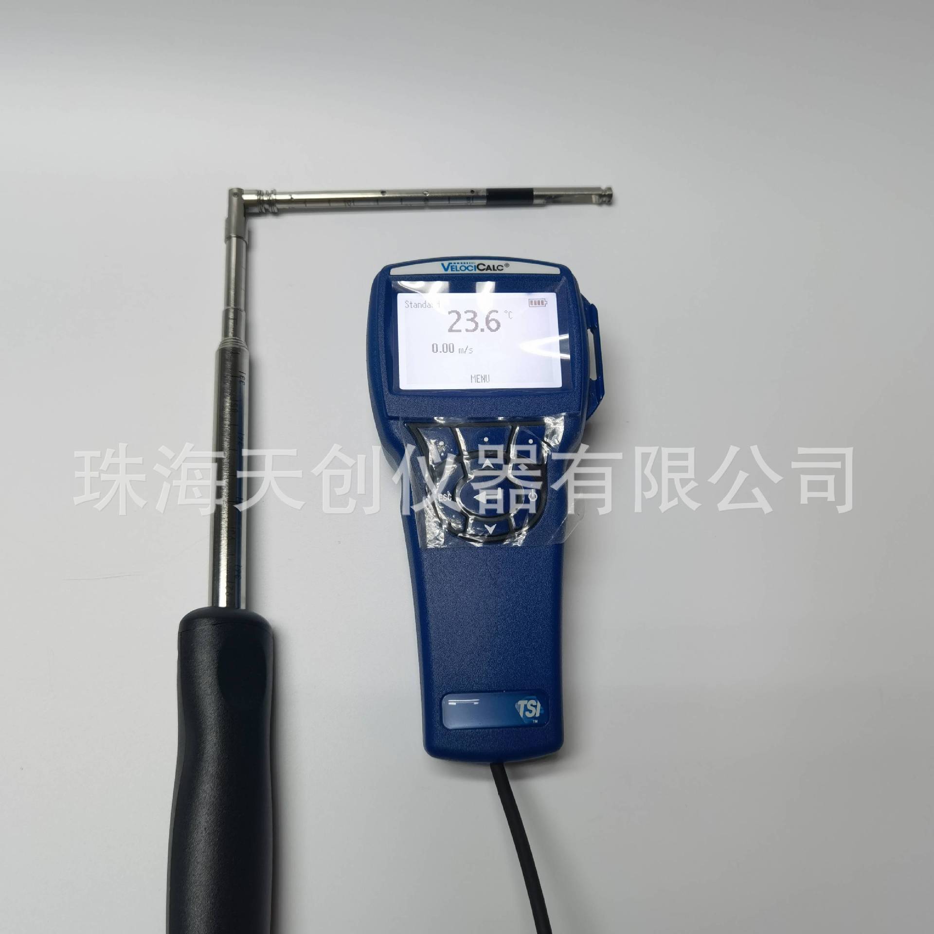 VELOCICALC 风速仪 TSI9545-A风速计  带可弯探头测风速，温湿度