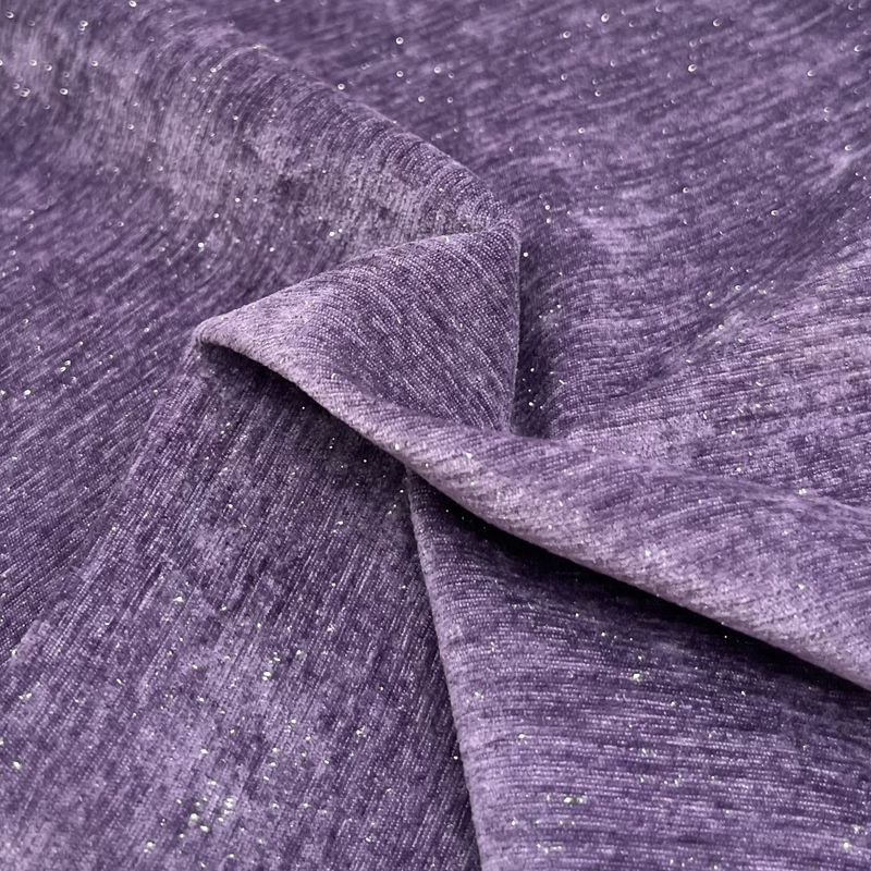シルバー薄いベルベット光沢のあるシルクシェニール 280gsm 弾性快適な不浸透性の秋と冬のコートジャケットスーツ漢服生地|undefined