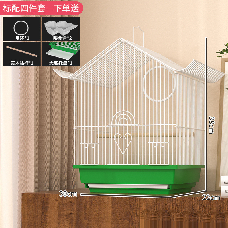 鳥かご家庭用小型オウム鳥かご牡丹虎皮真珠鳥文鳥刺繍目家庭用高級繁殖鳥かご|undefined