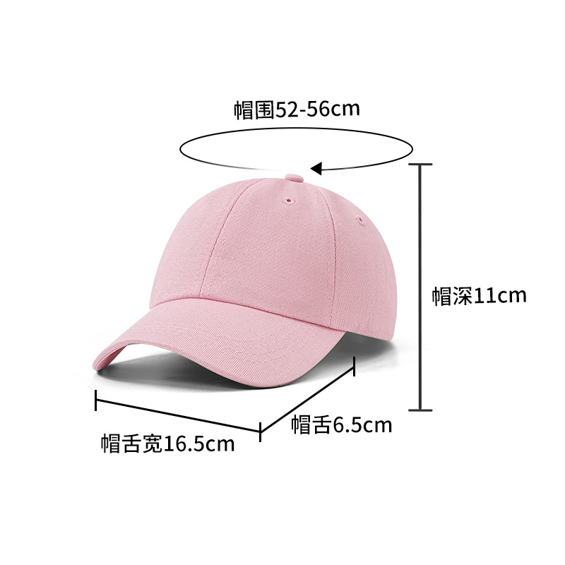 Nuevo sombrero de béisbol de algodón suave para niños, sombrero de moda coreano para niños, niñas, sombrero multicolor de macarón para niños image 6