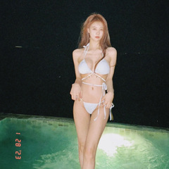 Pure lust style new women's split bikini swimsuit high-end sexy slim hot spring beach swimsuit