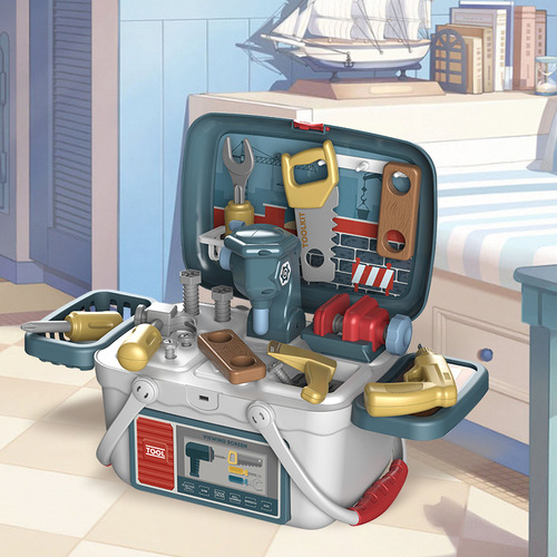 Children's playset toy set, educational cooking kitchen vanity tool box medical box simulation toy wholesale