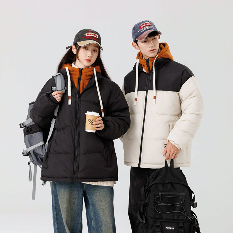 Giacca in cotone largo da uomo North Winter New Style in due pezzi_voghion.com