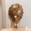 Hairpins, hair accessory, crab pin from pearl, cute hairgrip, Japanese and Korean, internet celebrity, simple and elegant design