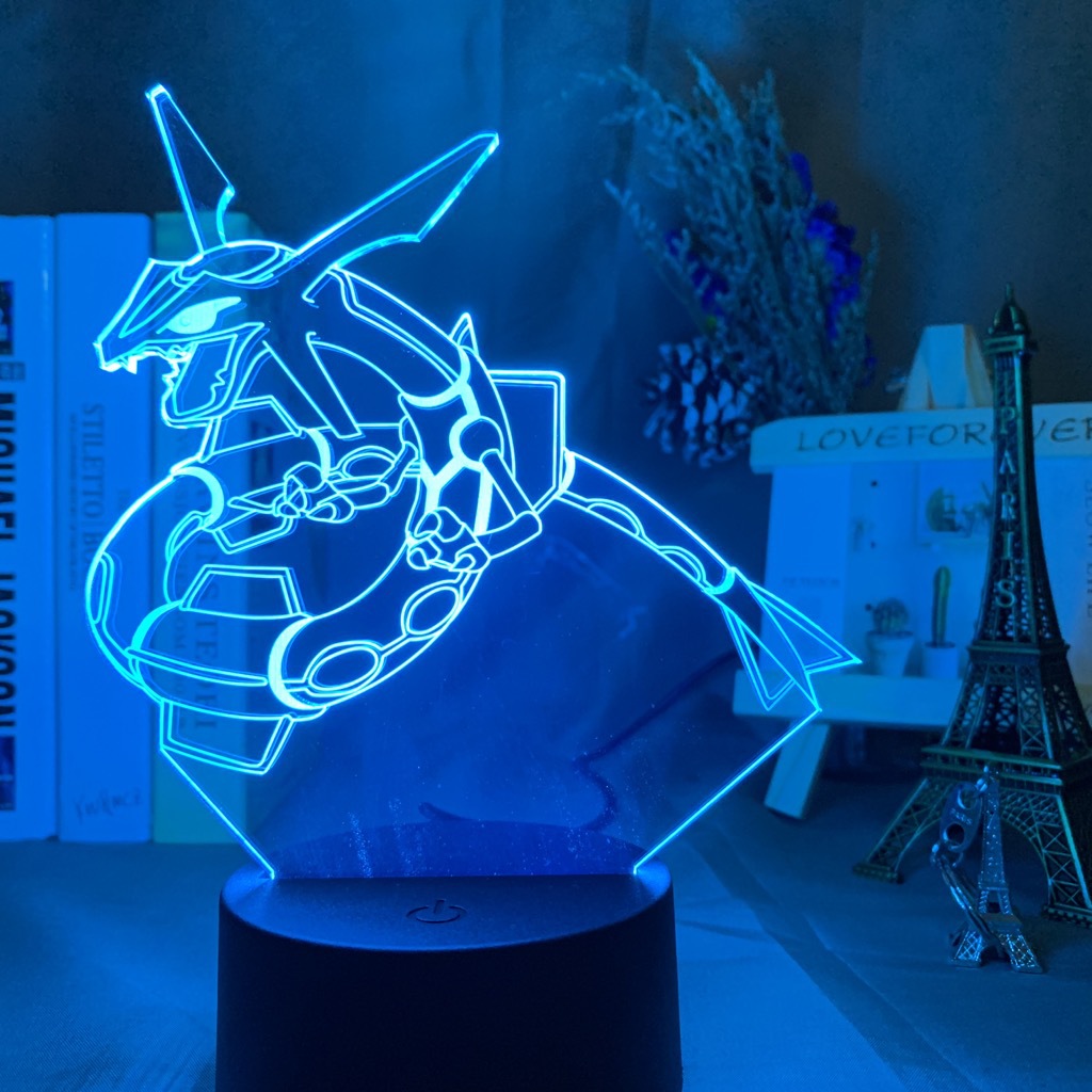 Baokemeng Pikachu 3D luz de la noche LED producto creativo mascota elfo regalo lámpara Mesa mágica bebé
