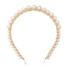 Headband, brand hairpins from pearl, metal hair accessory, new collection, South Korea, french style, simple and elegant design