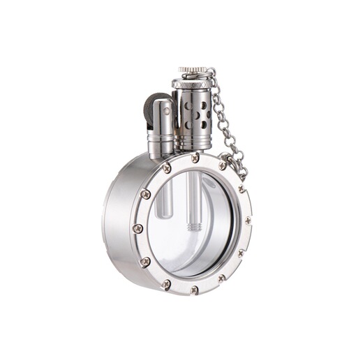 Heavy trench-LWY transparent oil tank high-grade brass special-shaped kerosene lighter collectible manual lighter