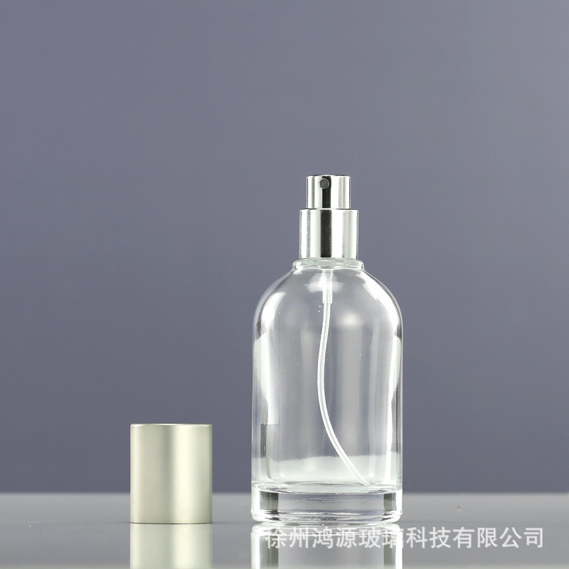 香水ボトル裸ボトル 30/50/100 ミリリットル旅行詰め替えファインミストスプレーボトルバヨネット透明ガラス香水ボトル|undefined