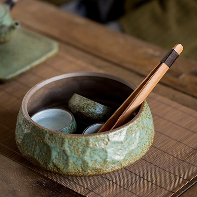 竹制手工绑线茶夹 日式复古竹镊子 茶道零配配件泡茶洗杯夹|ms