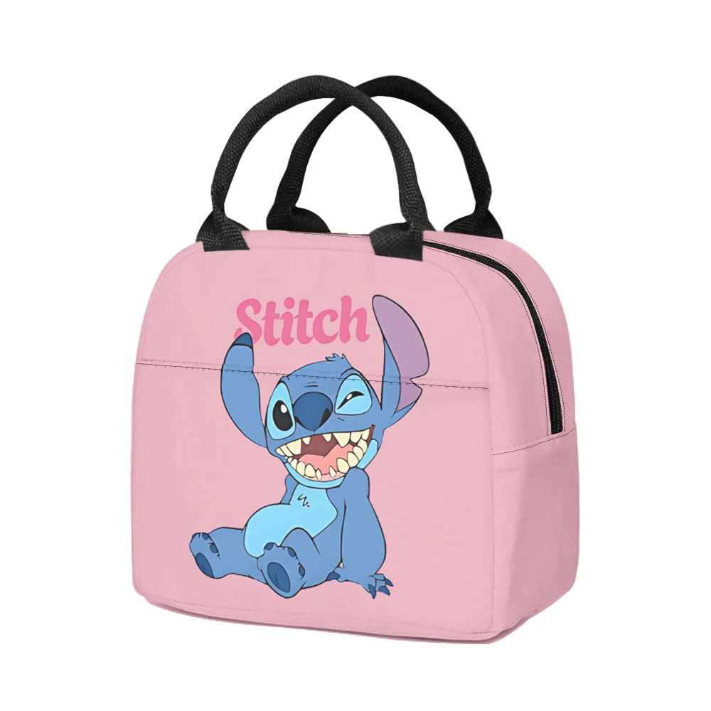 Ланч-баг Stitch: термоизолированная сумка для обеда, с алюминиевой фольгой, для школы и офиса