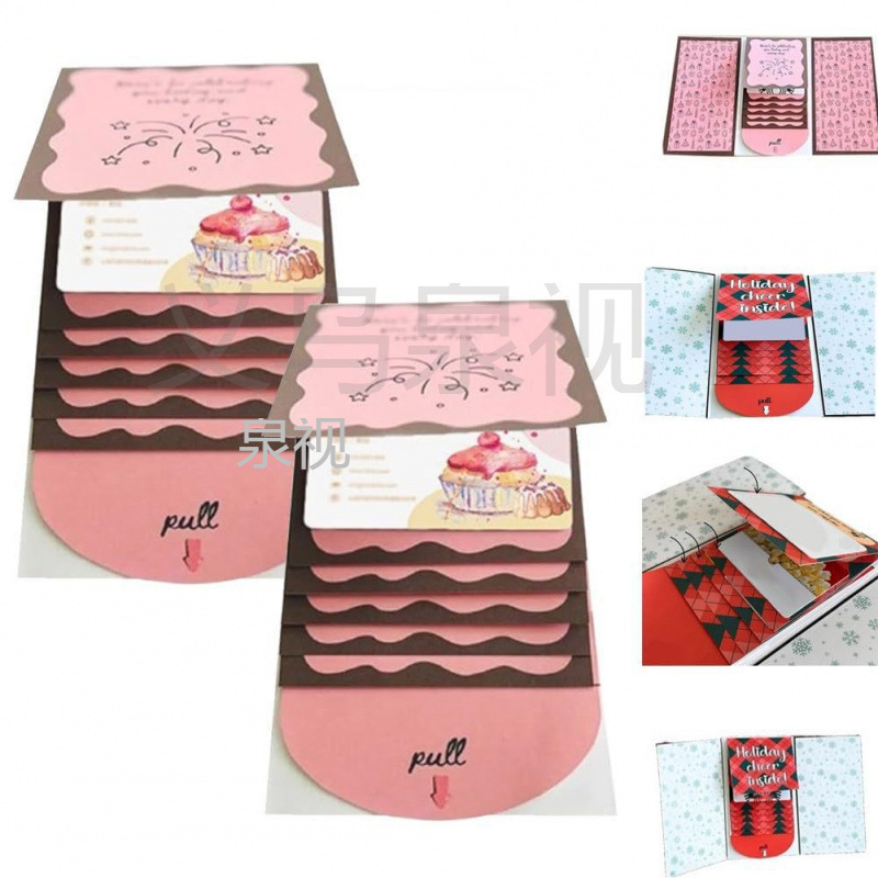 跨境亚马逊创意新款ChristmasGift Card Holder Book圣诞礼品卡册|undefined