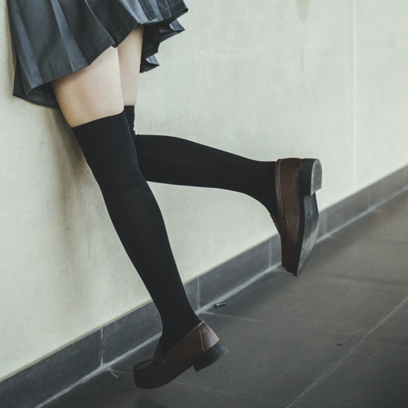 Колледж стиль JK колено носки девушки высокие носки чулки футбольные носки студенты носки дно носки оптом