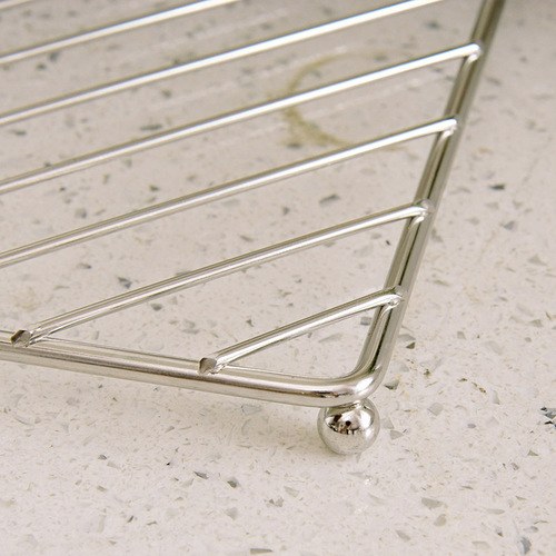 Oruzhe stainless steel thick wire mesh square hot pot pad kitchen tabletop insulation pad dining table non-slip anti-scalding pot pad