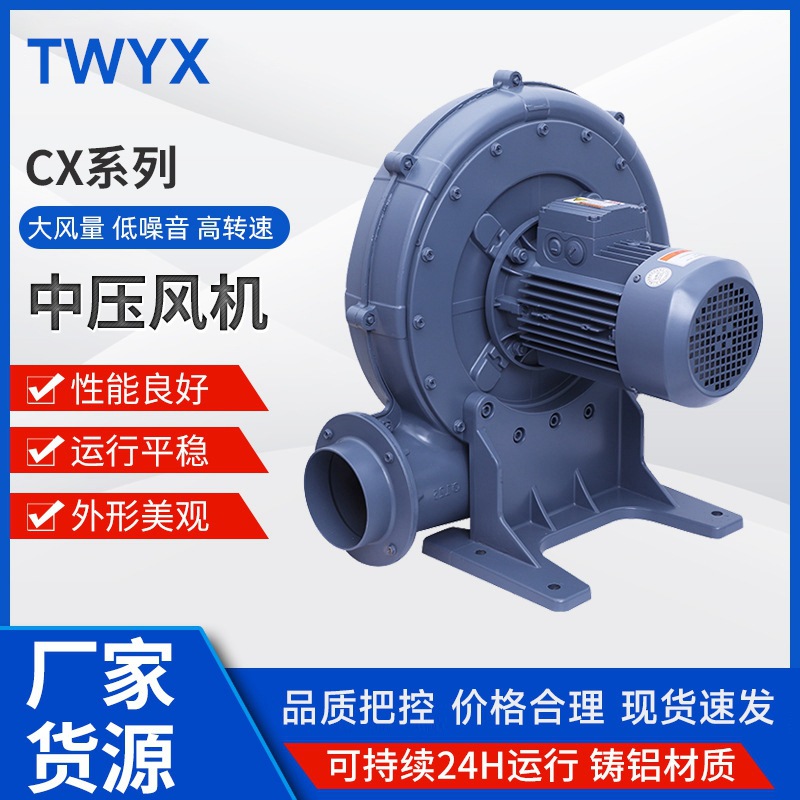 1.5kw全风中压鼓风机 中压透浦式鼓风机厂家现货供应电动