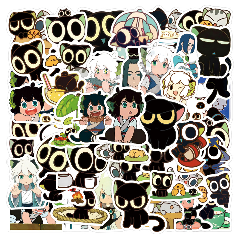 60 Cartoon Anime Luo Xiaohei Stickers for Decorating Journals, Stationery, Water Bottles, and Computers, Waterproof Decals 60 Cartoon Anime Luo Xiaohei Stickers for Decorating Journals, Stationery, Water Bottles, and Computers, Waterproof Decals
