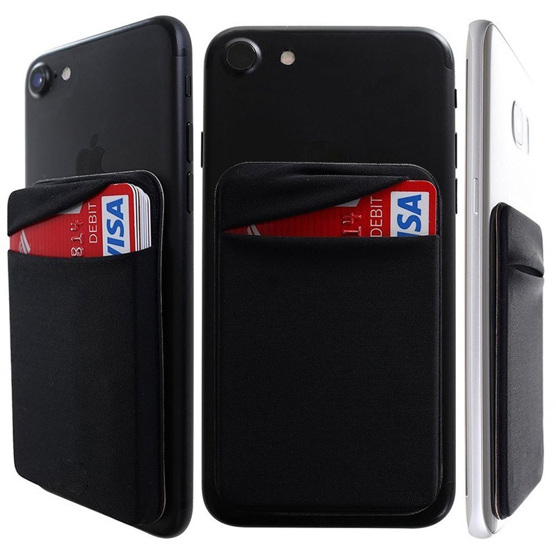 Wholesale in Stock: New Anti-Loss Cover Phone Card Holder, 3m Lycra Rfid Anti-Magnetic Phone Card Holder