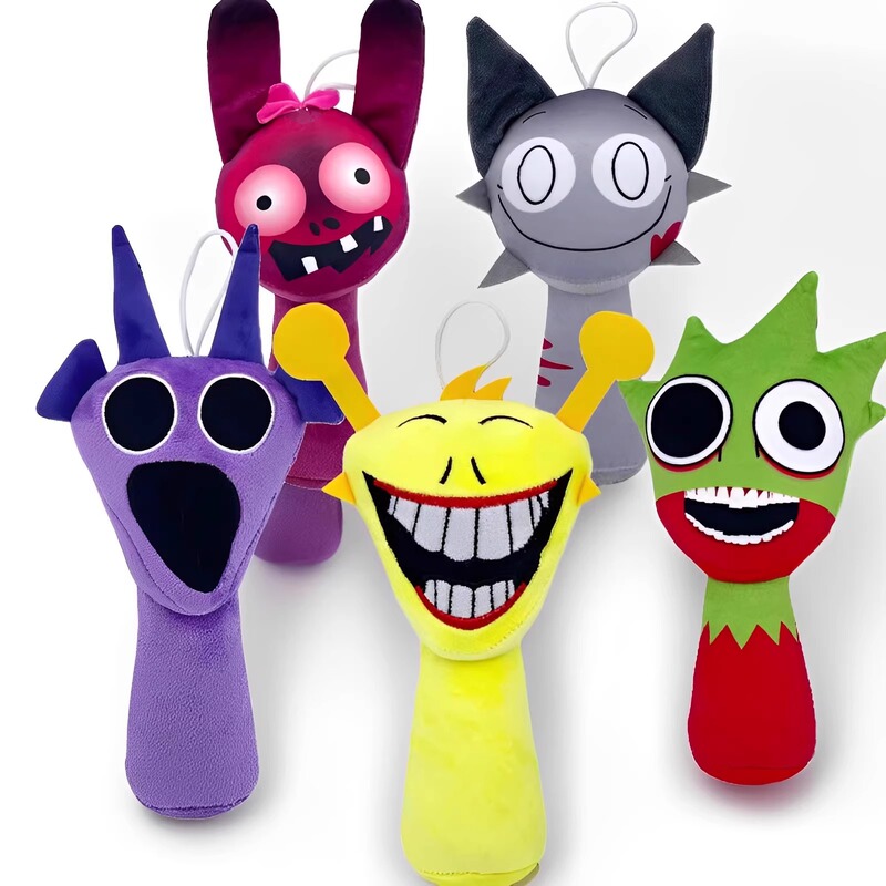 Sprunki ぬいぐるみ リズムボックス人形 ぬいぐるみ 人形 インクレディボックス ダンシングミュージック フィギュア|undefined