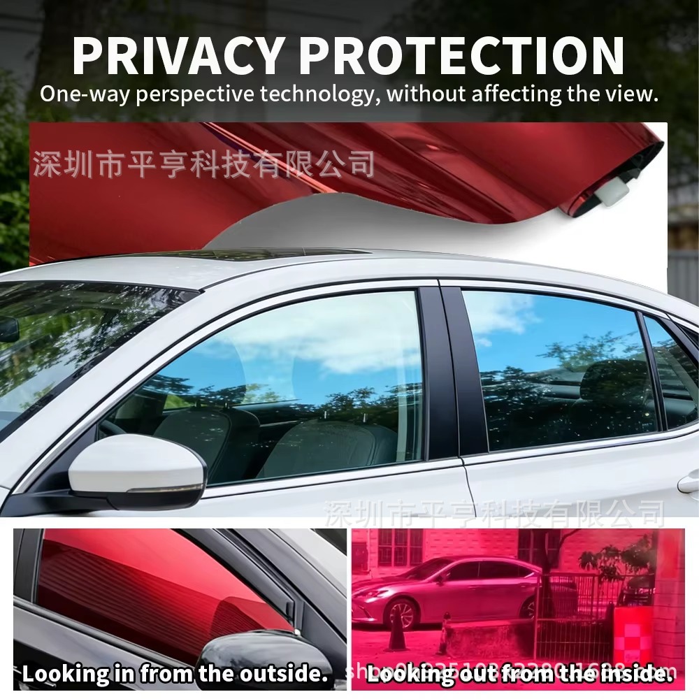 50cmx300cm window film gradient color solar film car window sunshade UV protection car insulation film