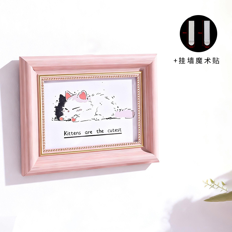 Creativo marco de fotos vintage estadounidense 6 pulgadas 7 pulgadas 8 pulgadas 10 pulgadas marco de fotos de boda cuelga marco de pared marco vacío enmarcado