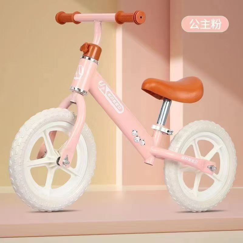 Coche de equilibrio para niños, patinaje para niños, patinaje para niños, patina para niños y niñas, bicicleta sin pedal de dos ruedas