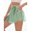 Women'S Fashionable Mini Skirt with Built In Shorts and|ms