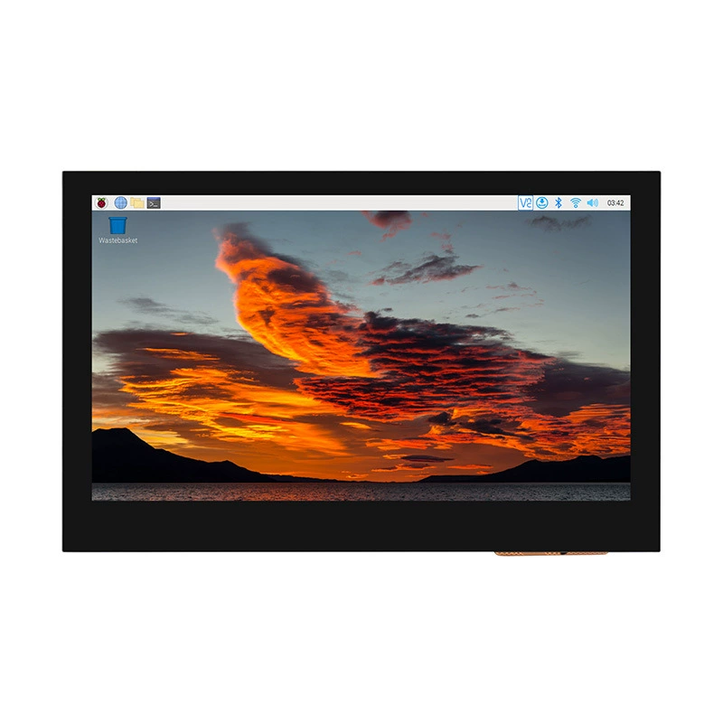 Дисплей DSI 4,3 дюйма 800 × 480 с подсветкой и световым экраном, IPS панель дисплея