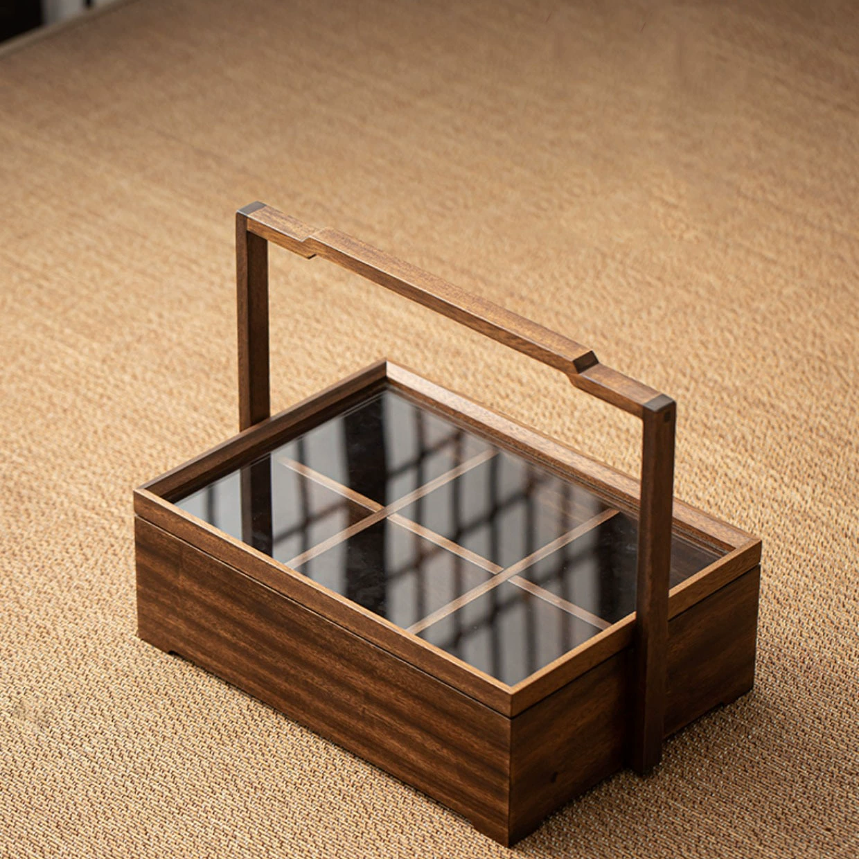 Настольный ящик для хранения грецкого ореха Бытовая Гостиная ящик для хранения чайной чашки твердая древесина сухофрукты конфеты закуски фрукты деревянный ящик