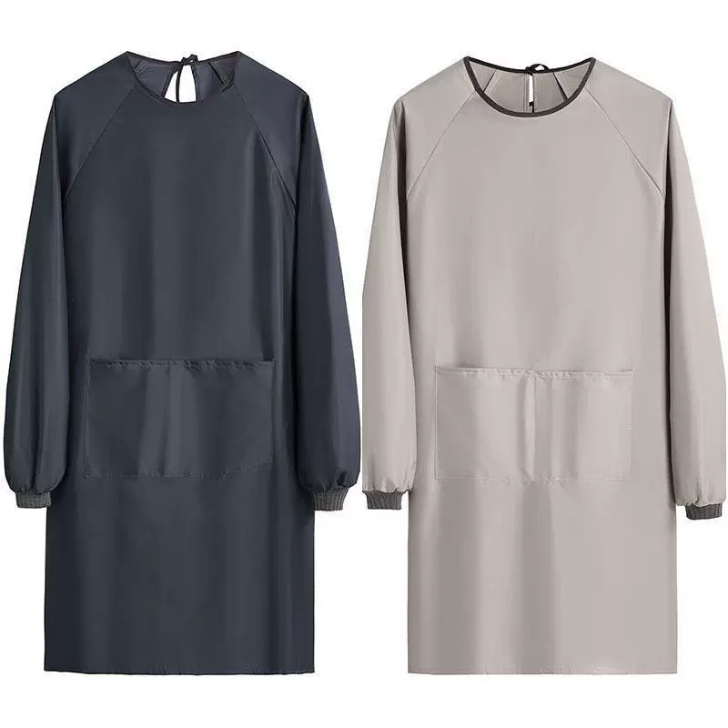 Одежда для рисования, живопись, водонепроницаемая защита от грязи с длинными рукавами, масляная картина, юбка для взрослых с женской каллиграфией рукава, рисование, фартук, бесплатная доставка