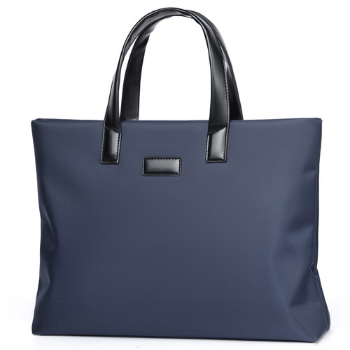 New Men's Lightweight Laptop Bag Handbag Large Capacity Business Briefcase Can Print Logo Bag Wholesale 