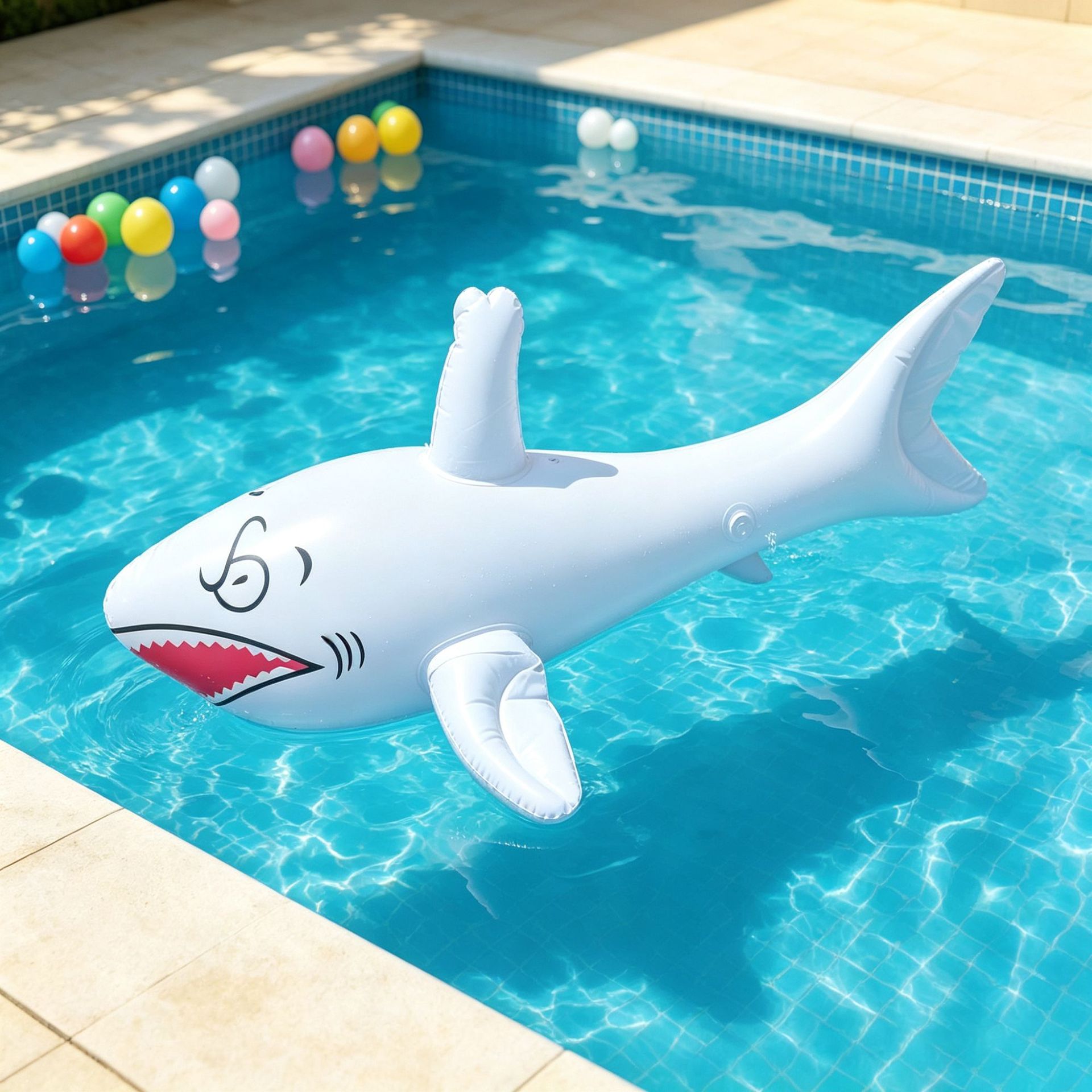 inflatable shark PVC