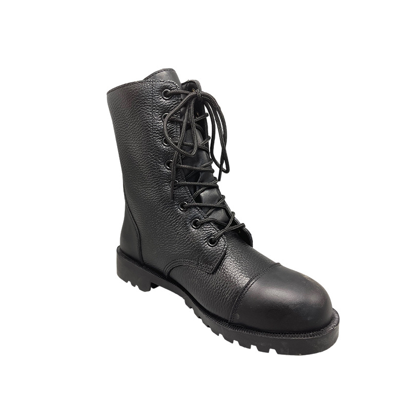 Botas de combate altas transfronterizas, senderismo al aire libre, zapatos de entrenamiento resistentes al desgaste, botas tácticas para hombres Magnum de talla grande para hombres negros