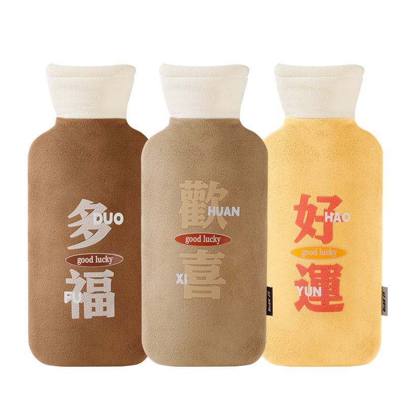 长条注水热水袋热敷颈椎腰椎长条形灌水枕头暖水袋防爆保温暖手袋|undefined