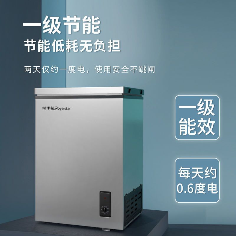 荣事达小冰柜家用小型二人冰箱大容量冷藏冷冻迷你冷冻柜商用
