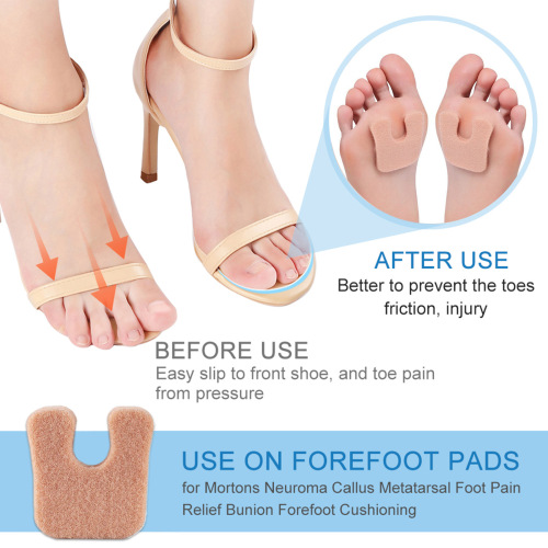 South Moon wear-resistant forefoot pad reduces friction, relieves foot pain, protects toes and does not hurt skin care pad