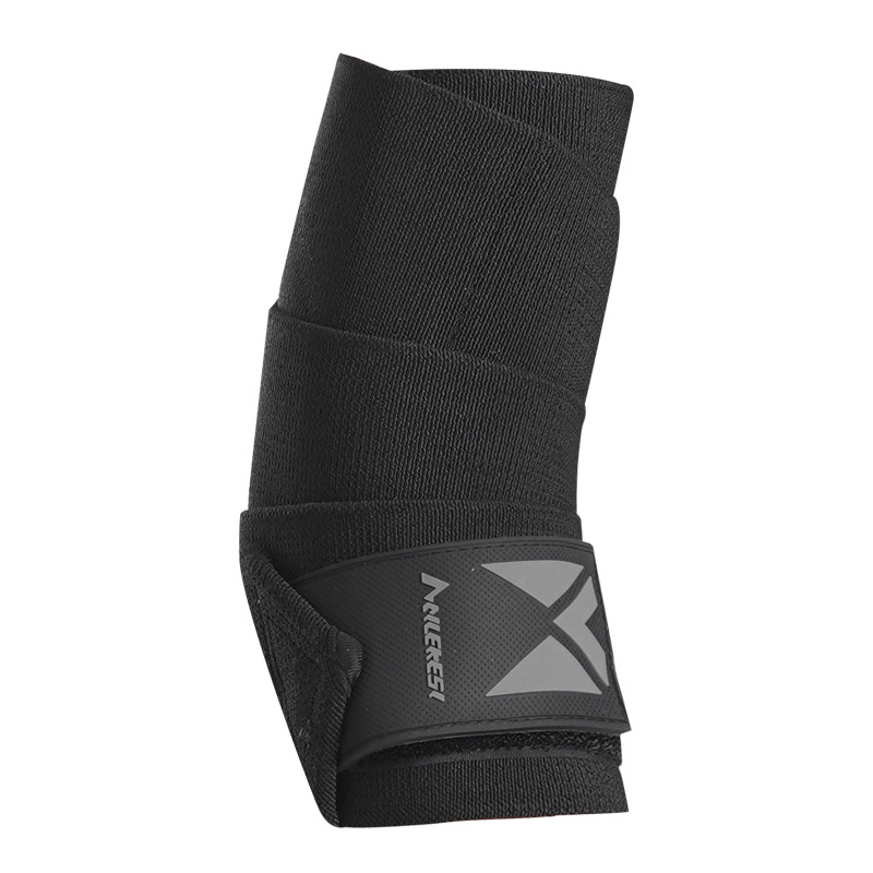 Protección deportiva de codo de acondicionamiento físico push horizontal sentadillas de tirón duro tipo segmento de compresión vendaje masculino protector deportivo para proteger la tensión muscular image 6