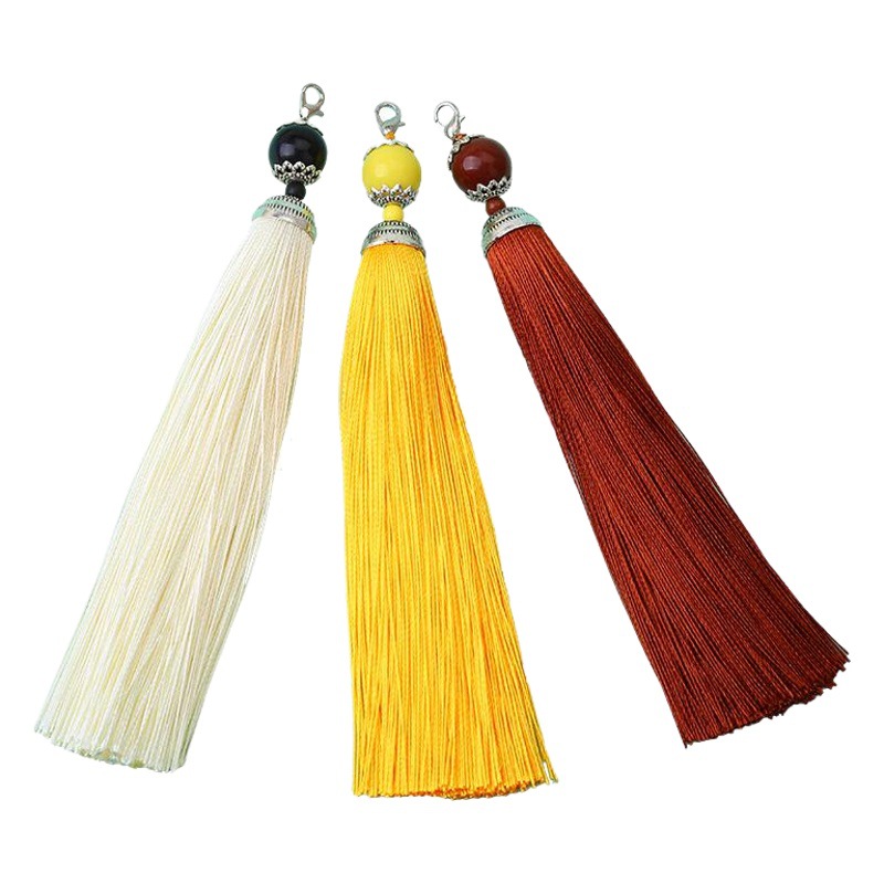 [Free Special Ticket] 16cm Large Lobster Clasp Tassel Pendant, Clothing Gift Box Accessory, Wholesale from Manufacturer