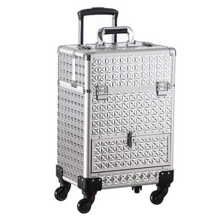 Professional Rod Makeup Case Nail Art Tattoo Hairdressing Storage Case Makeup Makeup Follow Makeup Artist Toolbox Factory Straight Hair