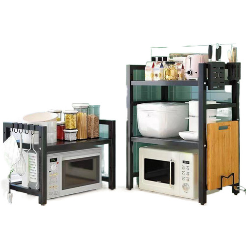 Kitchen microwave shelf rack multi-functional stand multi-layer home oven countertop rice cooker storage free shipping