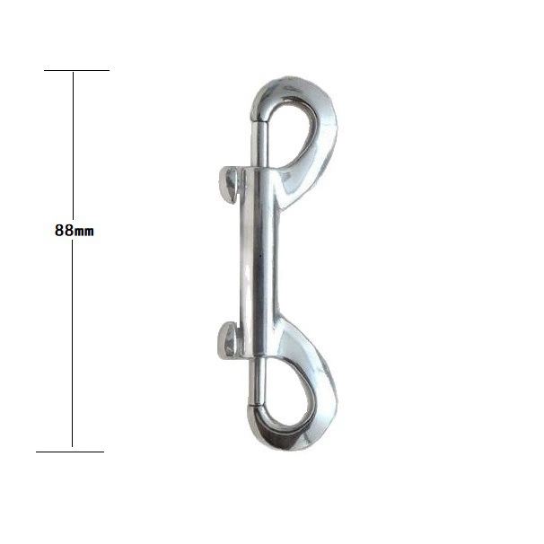 Завод питания цинкового сплава двойной глаз весной крюк, двойной крюк пряжки, багажа оборудования пряжки