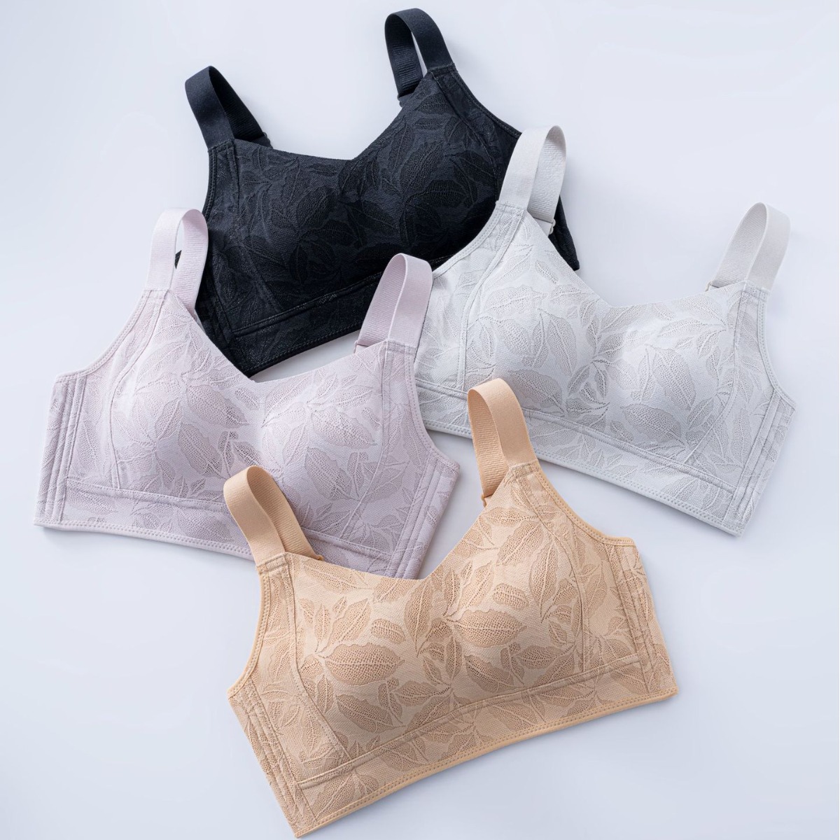 Venta directa de fábrica Comercio electrónico transfronterizo Sudeste de Asia Vietnam Tailandia Tazas fijas para mujeres Sujetador de colección lateral delgado sin costuras