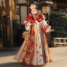 汉服套装;儿童表演服;童汉服