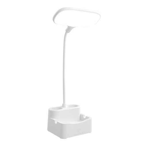 Student special table lamp, eye protection, rechargeable and rechargeable, dormitory desk, reading and learning, multifunctional pen holder, small table lamp