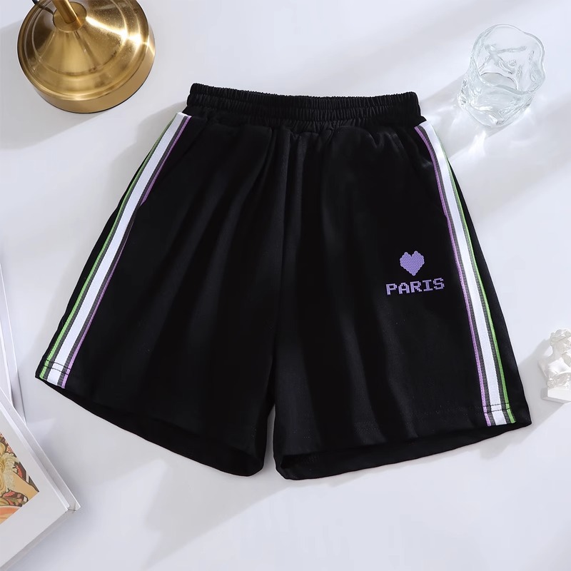Sommer-Shorts für Mädchen 2023 neue koreanische Version von Zhongda, lässige Sporthosen für Schüler, stylische Hosen mit weitem Bein_voghion.com