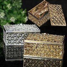 Mini Treasure Storage Jewelry Box Retro Gold Foil Candy羳