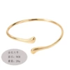 15-Golden Water Drop Arm Bracelet (Large)