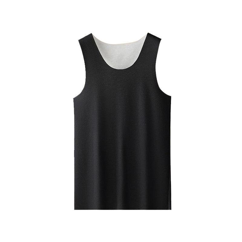 Invierno debe ser un solo producto para hombres y mujeres, camisa de fondo, chaleco de cachemira sin marcas, ropa interior cálida y chaleco de terciopelo.