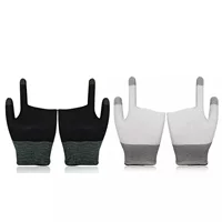 Новый киберспорт Сара ест куриные игровые перчатки анти-пота и дышащая высокая чувствительность материала из серебряного волокна большой палец
