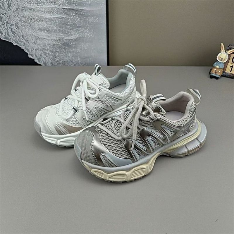 Capibara zapatos de sol grueso para padres y mujeres 2026 verano nuevo estilo de malla transpirable ligera zapatos deportivos de correr