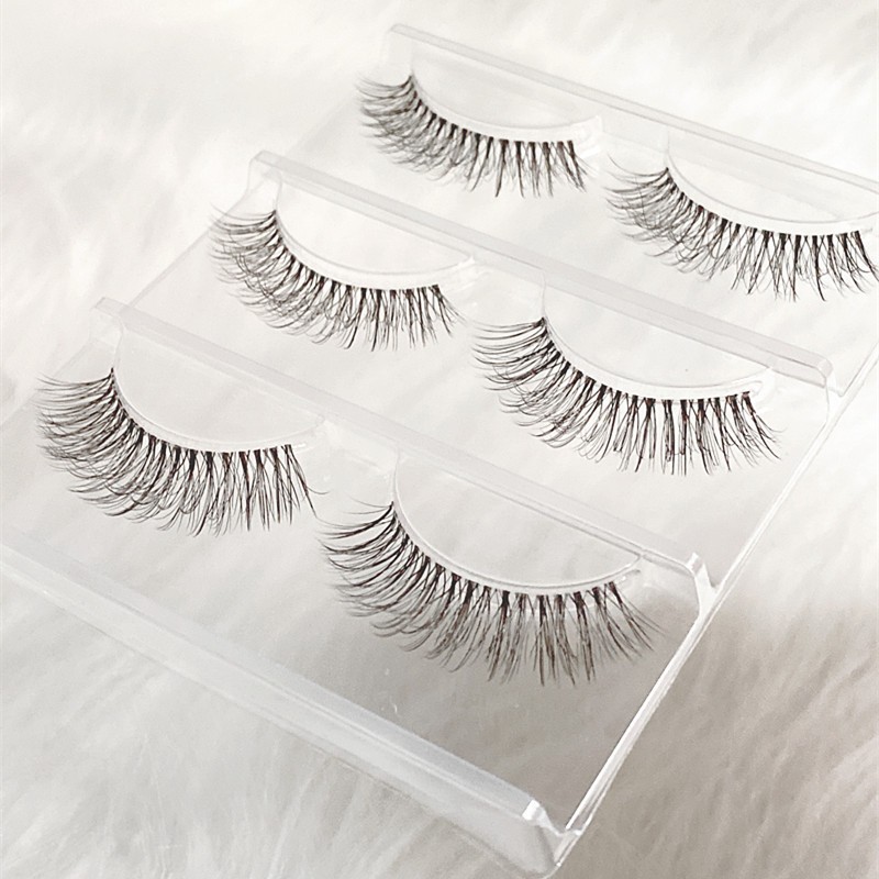 Classic Style Solid Color High-Grade Fiber False Eyelashes 1 Set display picture 11