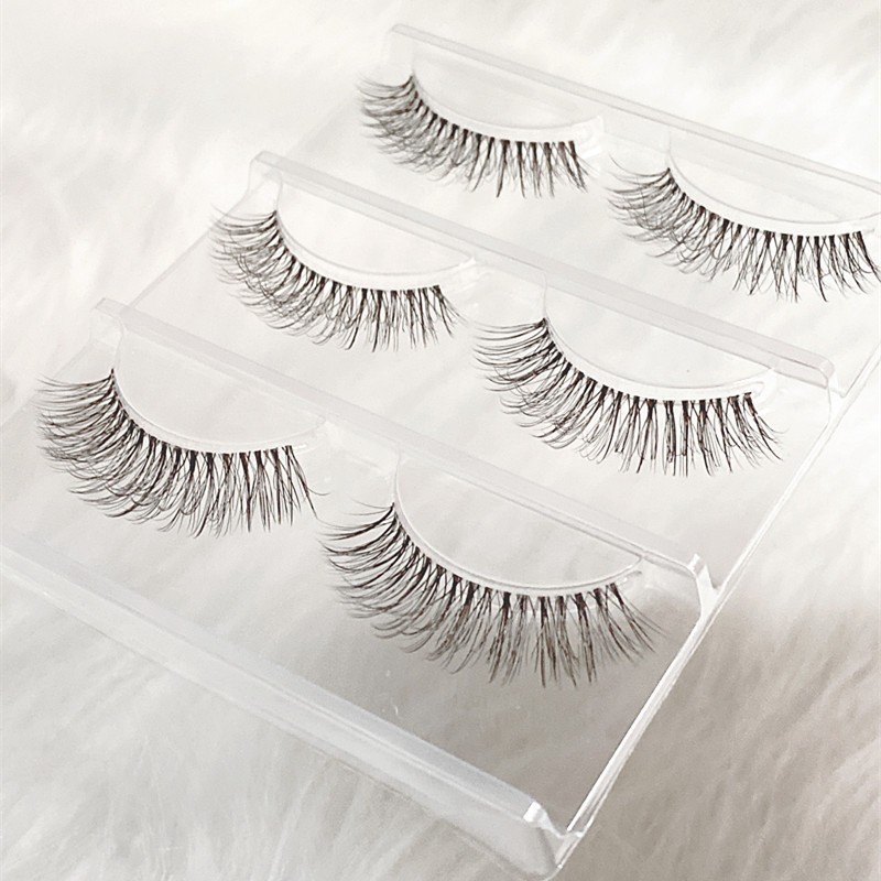 52g Weight False Eyelashes Makeup Tools Types 1 Set Quantity High-Grade Fiber Material Solid Color Pattern Classic Style Style Classic Style Solid Color High-Grade Fiber False Eyelashes 1 Set 10